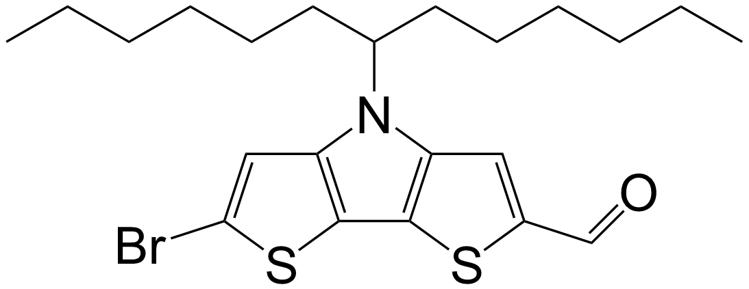 4H-Dithieno[3,2-b:2',3'-d]pyrrole-2-carboxaldehyde,6-bromo-4- (1-hexylheptyl)-/1445739-57-0